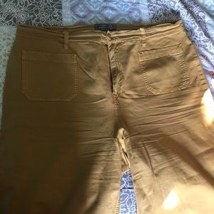 JCrew Point Sur Wide Leg Cropped Pants